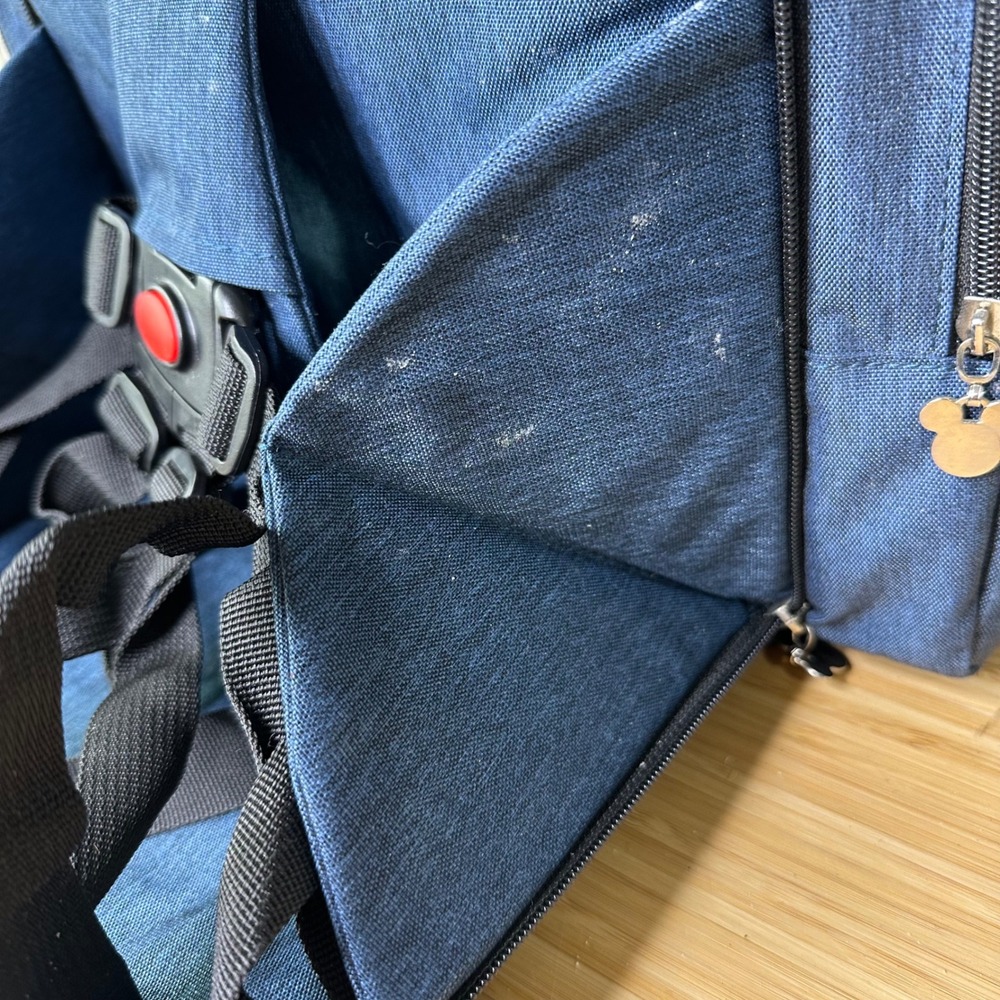 Disney Mickey Mouse 2 in 1 Diaper Bag Booster Seat Backpack Kids Travel‎ Bag - Picture 6 of 16